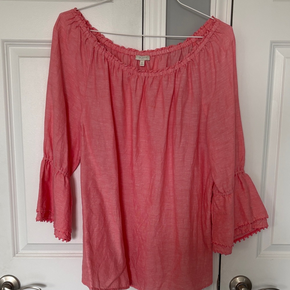 Talbots off the shoulder tunic